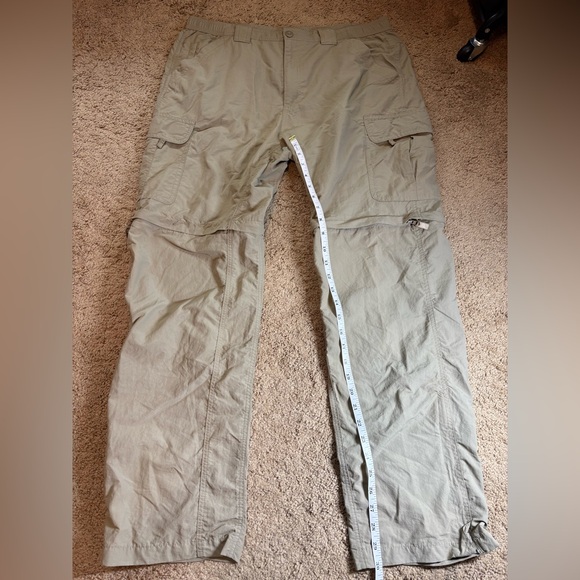 Rugged Exposure Men's 34 Convertible Cargo Pants - Khaki - Picture 6 of 11